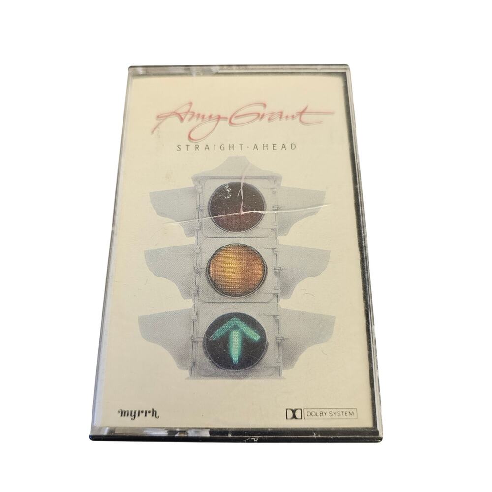 Amy Grant Straight Ahead Cassette Tape 1984 Myrrh Christian CCM w/ Insert